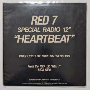 Heartbeat (1985) MCA Records Promotional Single [Vinyl] [back cover]