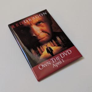 Red Dragon (2002) Official DVD Release Promo Badge [2003]
