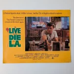To Live and Die in L.A. (1985) British Front of House Card