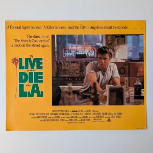 To Live and Die in L.A. (1985) British Front of House Card