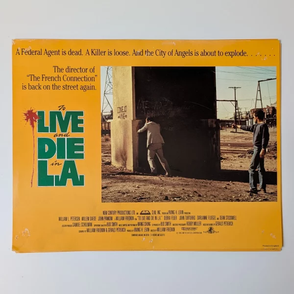 To Live and Die in L.A. (1985) British Front of House Card B To Live and Die in L.A. (1985) British Front of House Card