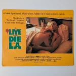 To Live and Die in L.A. (1985) British Front of House Card